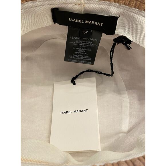 Isabel Marant Y2K Boho Haley Corduroy Bucket Hat Chestnut Brown Cotton Velvety - Picture 8 of 10